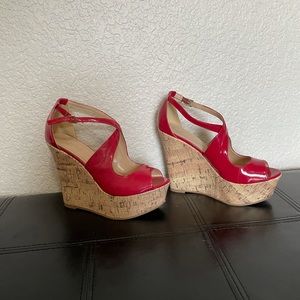 Forever 21 red wedges